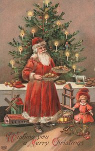 Carte de Noël britannique - English School