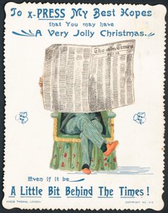 Carte de Noël britannique - English School