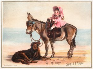 Carte de Noël britannique - English School