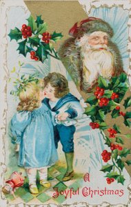 Carte de Noël britannique - English School
