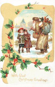 Carte de Noël britannique - English School