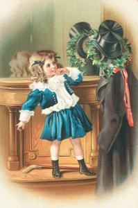 Carte de Noël britannique - English School