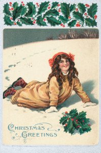 Carte de Noël britannique - English School