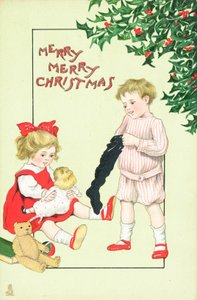 Carte de Noël britannique - English School