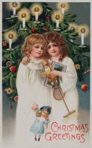 Carte de Noël britannique - English School