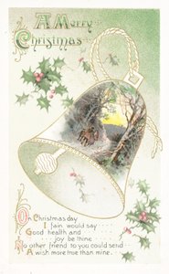 Carte de Noël britannique - English School
