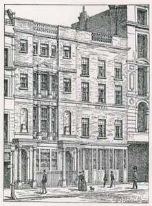 British Hotel, Cockspur Street, Londres - English School