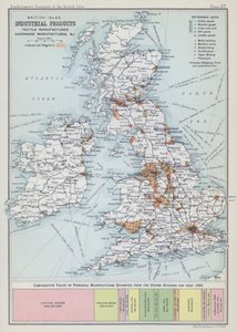Produits industriels des îles britanniques, manufactures textiles, quincaillerie, etc. - English School