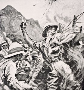Lieutenant britannique W.T. Forshaw VC, de 