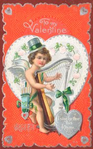 Carte de Saint-Valentin britannique - English School