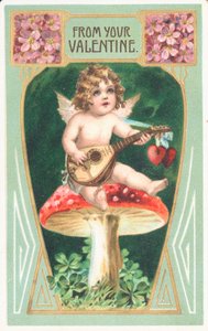 Carte de Saint-Valentin britannique - English School