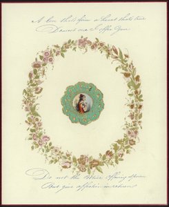 Carte de Saint-Valentin britannique avec une image d
