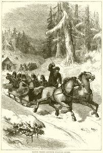 Troupes britanniques transportées à travers le Canada - English School