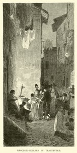 Vendeurs de brocoli à Trastevere - English School