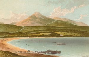 Baie de Brodick et Goatfell - English School