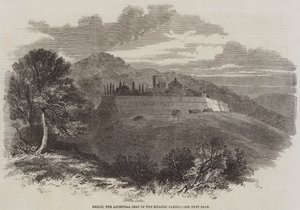 Brolio, le siège ancestral de la famille Ricasoli (gravure) - English School