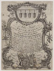 Fabricant de brosses, John Grant, carte de visite - English School