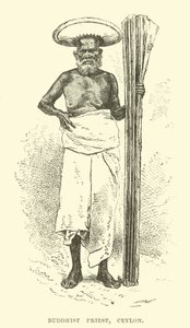 Prêtre bouddhiste, Ceylan - English School