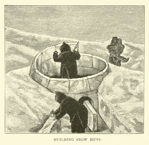 Construction de huttes de neige