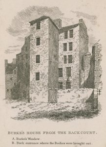 Maison de Burke vue de la cour arrière - English School