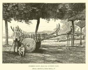 Chariot birman de riz ou de campagne