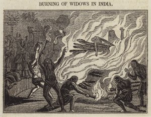 Brûlage des veuves en Inde