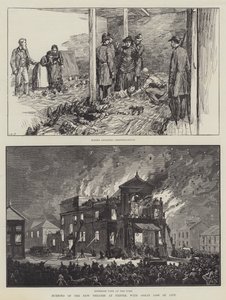 Incendie du Nouveau Théâtre à Exeter, avec de Grandes Pertes Humaines - English School