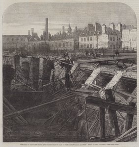 Rupture du Fleet Ditch et destruction d
