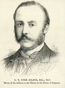 C. T. Dyke Acland Illustration de The Graphic 17 février 1883 - English School