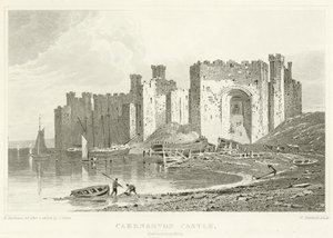 Château de Caernarvon, Caernarvonshire - English School