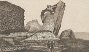 Château de Caerphilly, tour penchée - English School