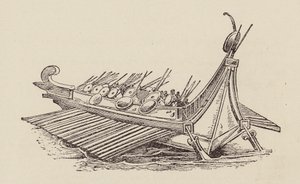 César, Guerre des Gaules : Navire de guerre romain - English School