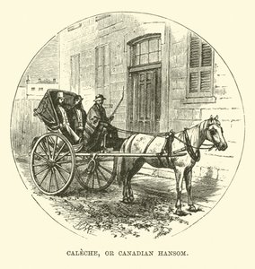 Calèche, ou Hansom canadien - English School