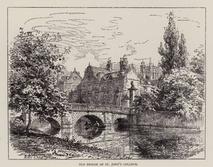 Cambridge : Vieux pont du St John