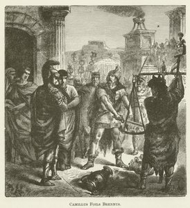 Camillus déjoue Brennus - English School