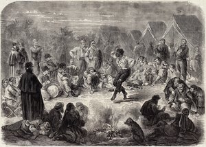 Vie de camp parmi les troupes fédérales en Caroline du Sud - English School