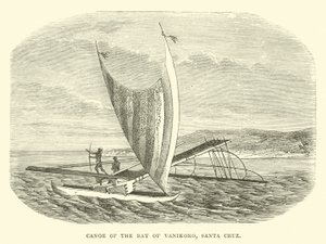 Canoë de la baie de Vanikoro, Santa Cruz - English School