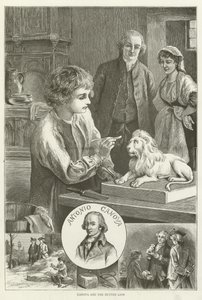 Canova et le Lion de beurre - English School