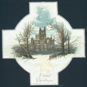 Cathédrale de Canterbury, Carte de Noël - English School
