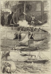 Voyage du capitaine Boyton à travers la Manche