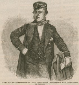Capitaine Vine Hall, commandant du Great Eastern