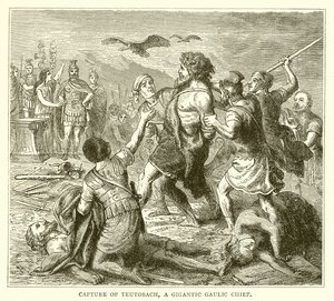 Capture de Teutobach, un chef gaulois gigantesque - English School