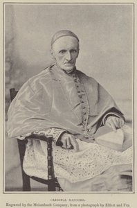 Cardinal Manning (gravure) - English School