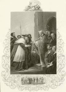 Le cardinal Wolsey entrant dans l