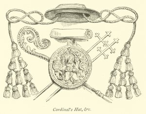 Chapeau de Cardinal, etc. - English School