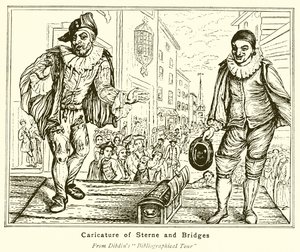 Caricature de Sterne et Bridges - English School