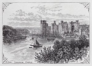 Château de Carnarvon (gravure) - English School