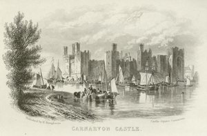 Château de Carnarvon, Nord du Pays de Galles - English School