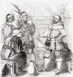 Charpentier, mercier, tisserand, teinturier et tapissier, de Old England: A Pictorial Museum, pub. 1847 - English School