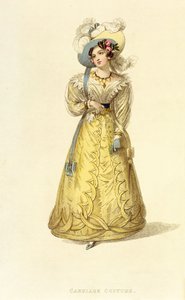 Costume de voiture, planche de mode du Repository of Arts d